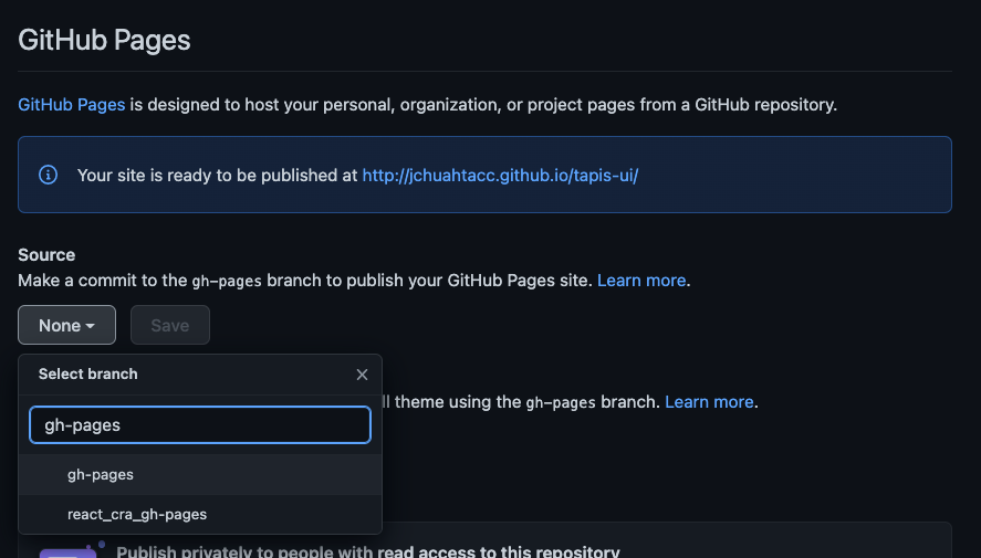 Repository Page Source