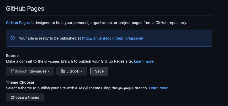 Repository Source Save Button