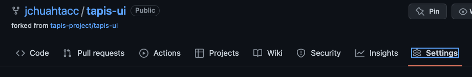 Repository Settings